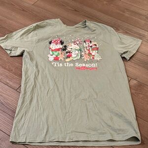 Disney Olive Green Cotton Tee